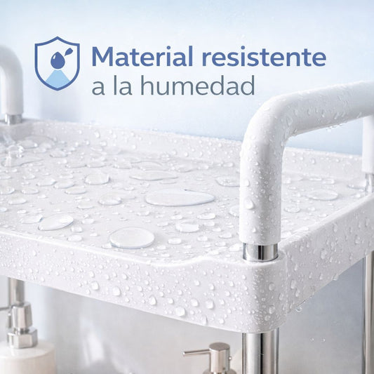 Organizador de Baño en Acero Inoxidable – Ultra Resistente 30KG