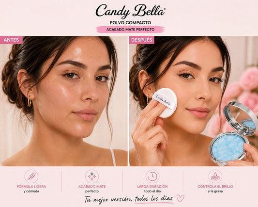 Candy Bella — Tu maquillaje perfecto las 12 horas, sin brillo y sin retoques ✨